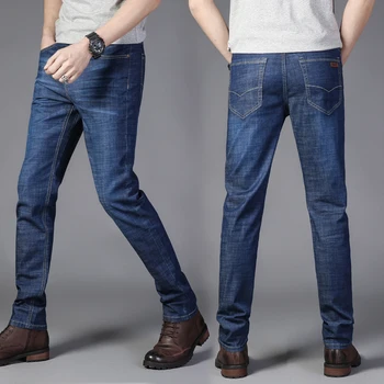2020 høj kvalitet, Helt Ny Mænds Mode-Jeans Hot Jeans For Unge Mænd Salg Mænds Bukser Casual Slanke Billige Straight Bukser