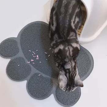 Vandtæt Kat Kuld Mat PVC kattegrus Mat hundefoder Måtter Fodring Dækkeserviet, Non-slip Gulvet Puder Produkter Katte Tilbehør