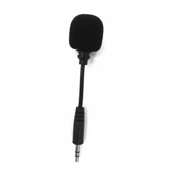 All Hot salg Nye 3,5 mm Mini Jack Fleksibel Mikrofon Mikrofon Til PC, Laptop, Notebook Skype, Yahoo