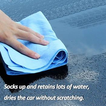 43*32cm PVA Chamois Bil Vask Klud Håndklæde for Biler Cleaner Tilbehør Hår Tørring Klud Auto plejehjem, Rengøring Tilfældig Farve