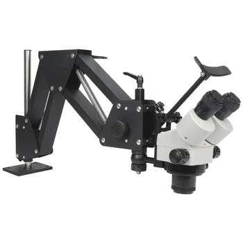 Smykker Optisk Værktøjer Super Klar Mikroskop uden Forstørrelse Stå Diamant Indstilling Omfatter LED-lyskilde