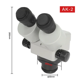 Smykker Optisk Værktøjer Super Klar Mikroskop uden Forstørrelse Stå Diamant Indstilling Omfatter LED-lyskilde