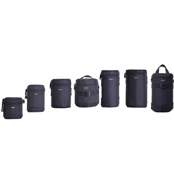 Nye Lowepro Lens Case Taske vandtæt foto taske Til Standard Zoom Objektiv Sort Hurtig levering