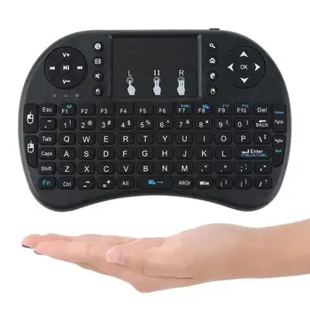 Bærbare Mini Wireless Keyboard 3 Farver Air Mouse Touchpad Touchpad ' en til Android TV Box PC-Pad 2017 Hot Salg 2 farver