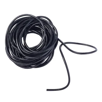 4-Farve 10m Lang, 4mm Ægte Læder Snor Runde g-streng Rope String DIY-Halskæde-Armbånd, hvilket Gør Håndlavede Smykker Perlebesat Meterial