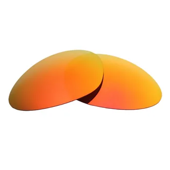 Mryok POLARISERET Udskiftning Linser for Oakley C Wire 1.0 Solbriller Ild Rød
