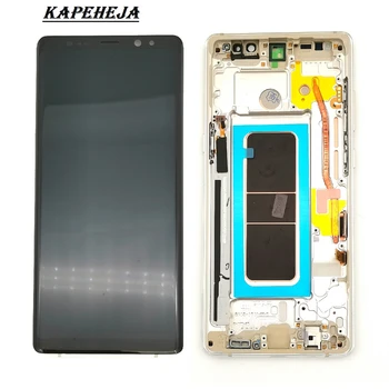 Ny Super AMOLED LCD-For Samsung Galaxy Note 8 N9500 N9500F LCD-Skærm Touch screen Digitizer Assembly