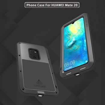 Huawei Mate 20 Vandtæt, Støvtæt Sag Hårdt Stødsikker Aluminium Metal Cover til Huawei Mate20 HMA L29 Fuld Dækning Protector