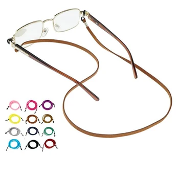 Ruskind stof Anti-Slip Solbriller Bomuld Hals Snor, som Holder til Rem-Brillerne Lanyard Indehaveren 12 Farver