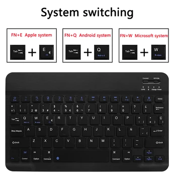 Spansk Tastatur taske til Samsung Galaxy Tab S6 10.5 SM-T860 SM-T865 T860 T865 Tilfælde Tastatur til Samsung Tab S6 10.5 Dække +Gave