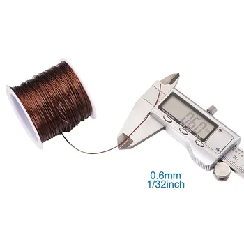0.3 mm 0,6 mm 0,8 mm kobbertråd Beading Wire String SaddleBrown Black for Smykker at Gøre DIY Armbånd Halskæde Håndlavet Håndværk