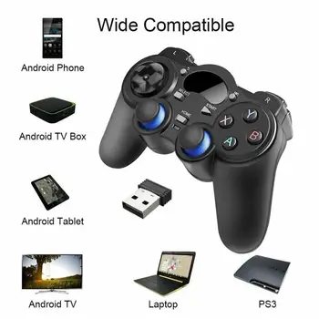 2,4 G Gamepad Controller Android Trådløse Joystick, Gamepad med OTG-Konverter Til PS3/Smart Telefon Til Tablet-PC, Smart TV Boks
