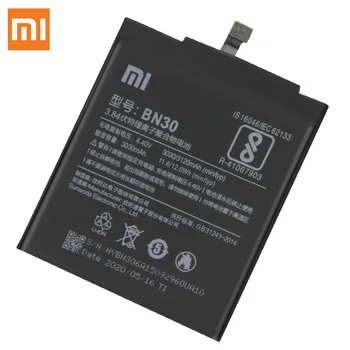 Original Batteri Til Xiaomi Mi Redmi Hongmi 4A Redrice 4A BN30 Ægte Telefonens Batteri 3120mAh