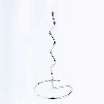 Decanter torrestativ Flaske Karaffel Køkkenbordet Tørretumbler Stand Holder Karaffel Inverter Rack til Hjemmet Bar (Sølv)