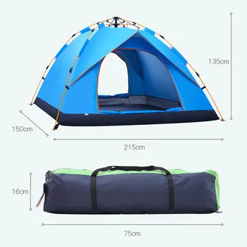 I 2018 skal den nye to-værelses en hal to-person fuldautomatisk udendørs camping og fritid teltet vil være engros på lager