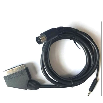 Forniklet til SEGA Genesis 1 3,5 mm stik dual channel scart av-kabel 1,8 meter