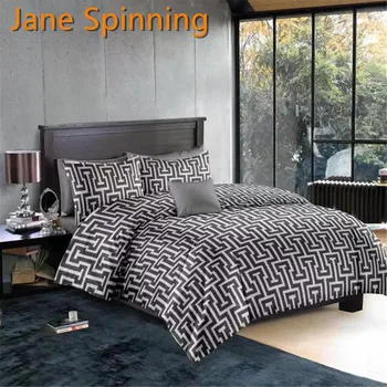 Jane Spinning Dynebetræk 220*240 Geometri Sengetøj Dyne Cover Sæt Duver Sæt Dronning King SD02# DD08#