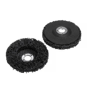 5pcs Poly Strip Disc Hjul Bil Maling Rust Fjernelse Ren Vinkelsliber slibeskive 100*16mm For Vinkelslibere