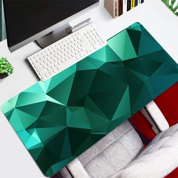 Store 400x900cm Colorsful Polygon Musemåtte XL Gummi Låse Edge Fashion Hastighed Gamer Gaming musemåtte Laptop Skrivebord Mat