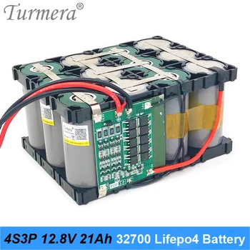 Turmera 12.8 V 21Ah 4S3P 32700 Lifepo4 Batteri med 4S 40A Afbalanceret BMS for El-Båd og Uninterrupted Power Supply 12V