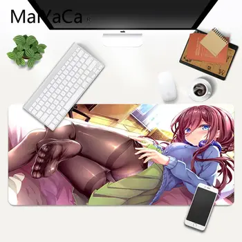 MaiYaCa sexet anime girl Design Mønster Spil musemåtte XXL musemåtte Laptop Skrivebord Mat pc gamer completo for lol/world of warcraft