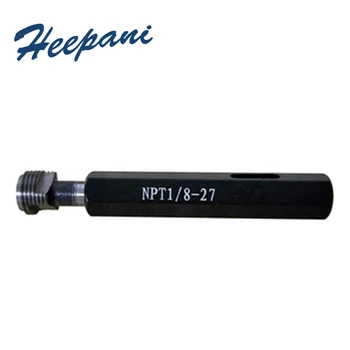 Koniske rørgevind plug måle NPT1/8, 1/4, 3/8, 1/2, 3/4, 1 inch-11.5 go-nogo gevindstigning plug gauge