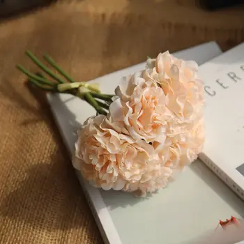 Pæon Kunstig Silke Blomster til Hjemmet Udsmykning Buket til Bruden Dejlige Falske Blomst Faux Stue Home Decor