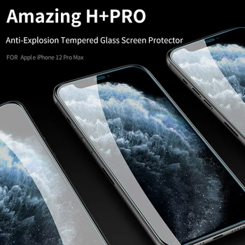 For iPhone-12 Pro Max antal Hærdet Glas NILLKIN H+Pro Skærm Beskyttere Glas Til iPhone 12 Mini 12 / 12 Pro Front Film
