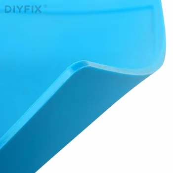 DIYFIX 35x25cm varmeisolering Silikone Pad Elektrisk BGA Lodning Reparation Station Vedligeholdelse Platform med Skrue Placering Mat