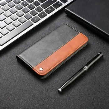 Luksus Dobbelt Farve Retro Slim Flip læderetui Til Xiaomi Redmi Note 6 Pro Note7 5A 6A Dække Tegnebog Kort, Stå, Magnetiske Tilfælde