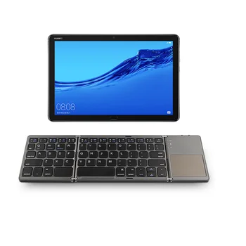 To gange folde trådløse Bluetooth-Tastatur Til Huawei MediaPad M6 8.4 10.8 M6 m5 pro 10 10.8