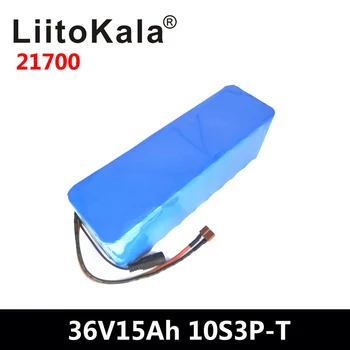 LiitoKala 36V 15Ah batteri 21700 5000mah 10S3P batteri 500W high power batteri 42V 15000mAh Ebike el-cykel BMS