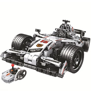 Fjernbetjening RC Tank-F1 Racing Bil Dinosaur Robotter Bulldozer Elektriske Mursten Model byggesten Kids Legetøj