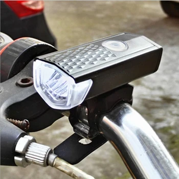 Med Praktisk Usb-Genopladelige Mtb Cykel Cykel Led Hoved Foran Lys Og Bageste Hale Lampe