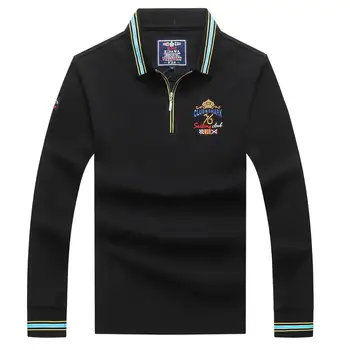 Europæisk Stil Mænds Stribet Polo Shirts Bomuld Kenty Haj Mærke Polo Shirt til Mænd af Høj Kvalitet Broderi Tops Tees Gave for Mænd