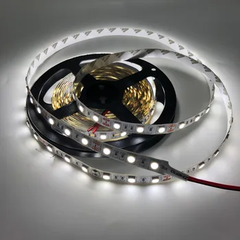 5M LED Strip RGB 5050 lys 12V Fleksibel Hjem Dekoration Belysning SMD 5050 Vandtætte LED Bånd Hvid/Varm Hvid/Blå/Grøn/Rød