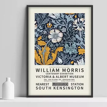 William Morris Victoria and Albert Museum Udstilling Lærred Maleri Plakater og Prints Væg Kunst Billeder til stuen