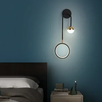 Minimalistisk, Moderne Pendel væglamper til Sengen Stue-TV Baggrund Trappe, Køkken Belysning 13W LED Indendørs væglampe