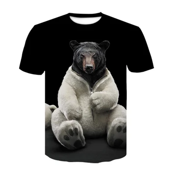Nyhed 2019 Nye Mode Brand T-shirt Mænd/Kvinder Sommeren dyr svin 3d-Tshirt Print t-shirt, Toppe, t-Shirts fremmed ting, sjove shirt