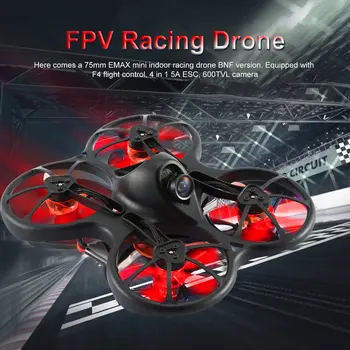 EMAX Tinyhawk S Mini Indendørs FPV Racing Drone Børsteløs Drone 37CH 20 mw 4 i 1 5A F4 Flight Controller 600TVL Kamera RC Drone