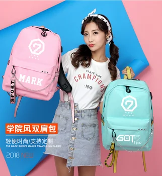 Mochila Feminina Usb Charge ELVIS Presley Rygsæk Kvinder koreanske Bagpack Pink skoletasker til Teenage-Piger Bærbar computer Rygsæk til Børn