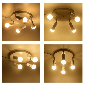 Moderne Vedhæng Lys Justering 4 Måder E27 Pedant Lamper I Loftet Art Dekoration Hængende Lampe Korridor Spisestue Køkken Stue