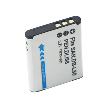 3Pcs D-LI88 D LI88 DB-L80 Genopladelige Batterier DB L80 Til Sanyo VPC-CG10 VPC-CG20 For PENTAX VPC-CG88 CG100 Kamera Batteri