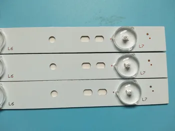 20pcs x 32 tommer Alu-Plade LED Strips w/ Optisk Linse Fliter TV-Panelet Baggrundslys Lamper Længde 61.5 cm Fri Fragt