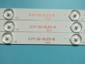 20pcs x 32 tommer Alu-Plade LED Strips w/ Optisk Linse Fliter TV-Panelet Baggrundslys Lamper Længde 61.5 cm Fri Fragt