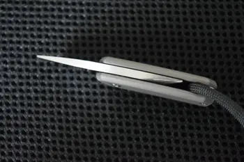 TRSKT Mini Folde Kniv Utility Lomme på Jagt Camping Overlevelse Knive Multi Tools Titanium legering Håndtag Indbygget Oplukker EDC