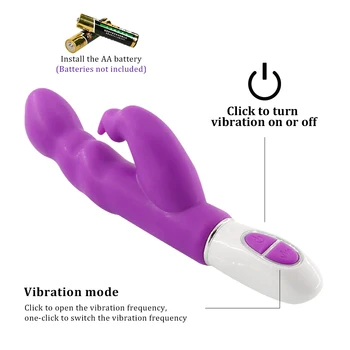 EXVOID Adult Products Rabbit Vibrators Clitoris Stimulation AV Stick G-spot Massager Dildo Vibrator Sex Toys for Women Silicone