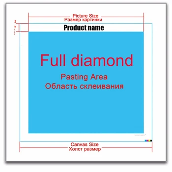 Fuld Square/Runde Bor Diamant Maleri 