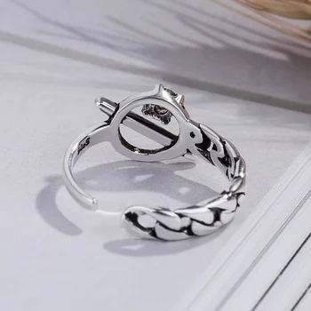 Minimalistisk Geometriske zirocon rund Ring i 925 Sterling Sølv, med FINE Smykker Til Kvinder Fest Tilbehør med certicification
