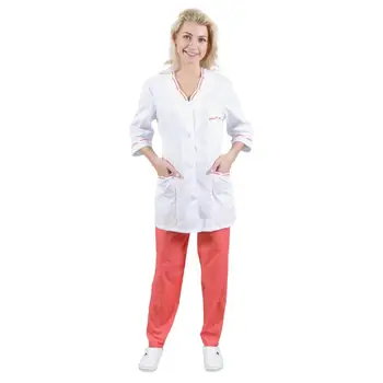 Kvindelige læge kostume, skønhedssalon, spa, bukser + jakke 
